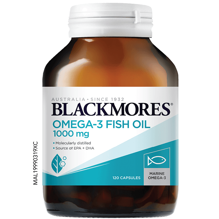 Blackmores Omega-3 Fish Oil 1000mg (120 Capsule)