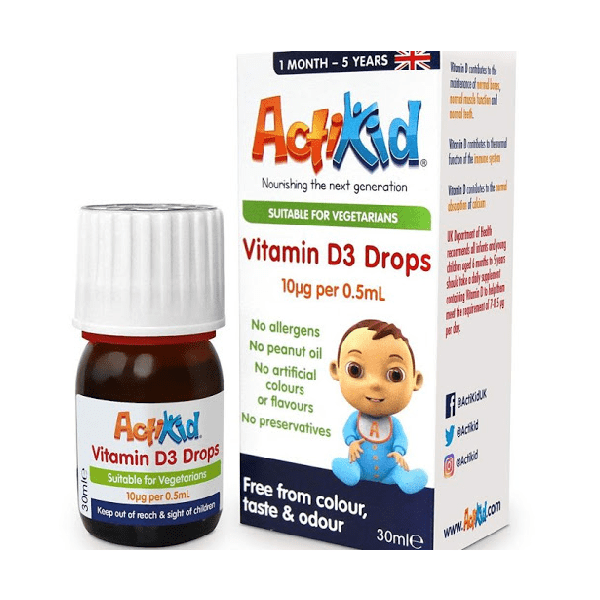 ActiKid Vitamin D3 Drops (30ml)